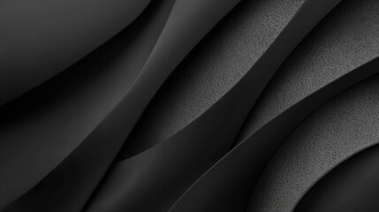 Obraz premium Dark gray abstract design layers
