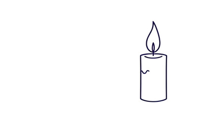 Candle on white background, Candlelight vector, Candle icon, Candle with wax drip, Glowing candle vector, Candle with shadow, Decorative candle, Candle with stand, Candlelight symbol, Religious candle
