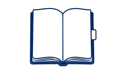 open book illustration, open pages, book clipart, book design, book outline, reading material, knowledge icon, learning symbol, open notebook, book flat icon, book isolated, book vector illustration, 