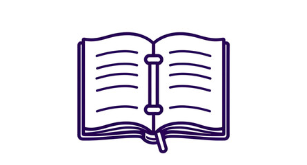 book page vector, learning icon, study icon, open book illustration, open pages, book clipart, book design, book outline, reading material, knowledge icon, learning symbol, open notebook, book flat ic