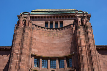 Kunsthalle Mannheim is a museum of modern and contemporary art. MANNHEIM, GERMANY.