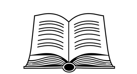 open book vector