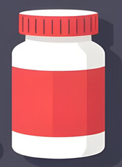 Fototapeta premium bottle of pills