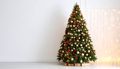 Christmas tree in a room (3)