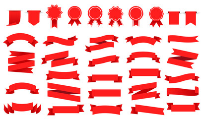 red ribbon set