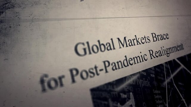 Global Markets Brace for Post-Pandemic Realignment Newspaper Style Headline Titles