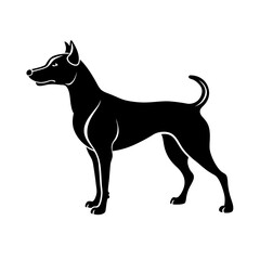 Dog Silhouette Graphic  Ideal for Minimal Logo, Brand, or Digital Art