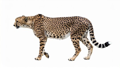 Walking Cheetah Profile, African Wildcat, Spotted Coat, Big Cat, Predator, Mammal, Wildlife, Animal,