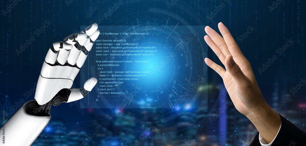 Fototapete ai assistant enhance programming task manager functionality and automate user interface coding with 