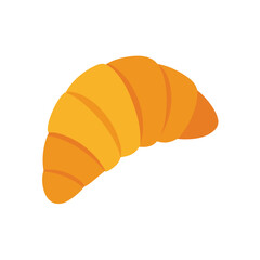 croissant with crispy texture illustration