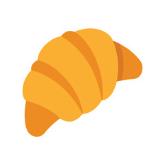 croissant with crispy texture illustration