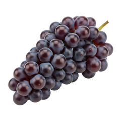 Fototapeta premium Delicious ripe grapes against black background