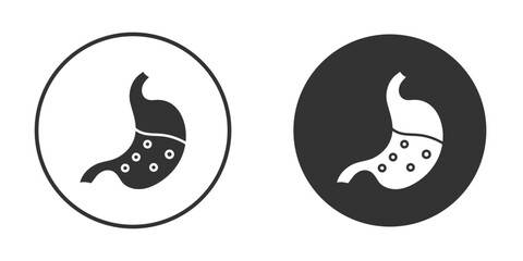 Stomach icon Symbol, logo illustration. Vector graphics for web.