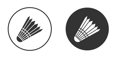 Shuttlecock icon Symbol, logo illustration. Vector graphics for web.