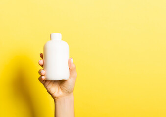 Cosmetic Bottle Mockup for Beauty Product Packaging Design – Realistic PSD Template