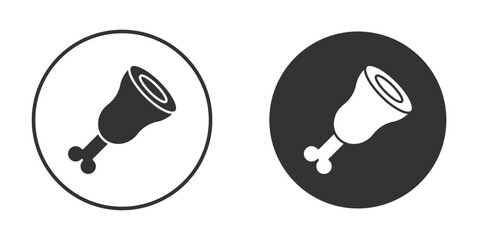 Meat icon Symbol, logo illustration. Vector graphics for web.