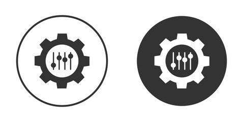 Mass customization icon Symbol, logo illustration. Vector graphics for web.