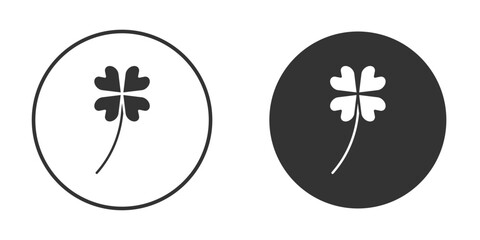 Clover icon Symbol, logo illustration. Vector graphics for web. © Gopal