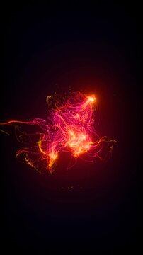 abstract background with glowing lights