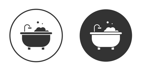 Bath icon Symbol, logo illustration. Vector graphics for web.