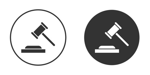 Auction icon Symbol, logo illustration. Vector graphics for web.