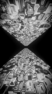 abstract background with binary code