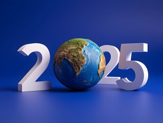 Visualizing earth in twenty twenty five concept future global trends and predictions