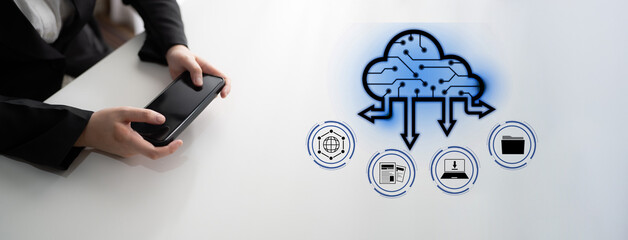 Cloud computing enables digital growth with secure data storage, scalable infrastructure, and...