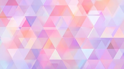Pastel Triangle Geometric Abstract Pattern