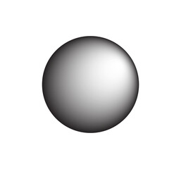 Gray black transparent glossy 3d egg shaped sphere ring or circle with gradient blur rounded shadow concentric focal smooth round object on isolated background