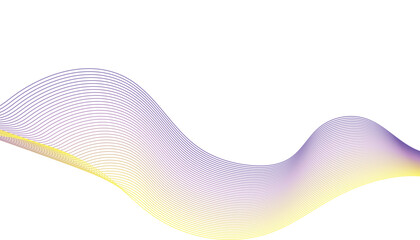 Purple and Yellow Abstract Wave Background