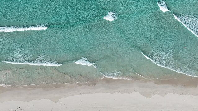 Aerial Drone View of Twilight Beach in Esperance, Western Australia