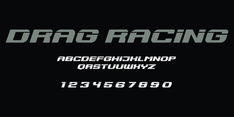 Racing Speed Alphabet Font Vector Bold Sport Typography Letters Download it in high resolution format and print in any size