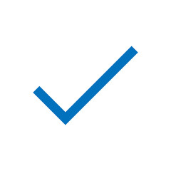 Blue Check Mark Icon. Check Icon Png. Tick Sign Png.