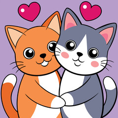 
A woman in red holding and kissing a tabby cat