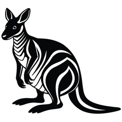 wallaby vector icon