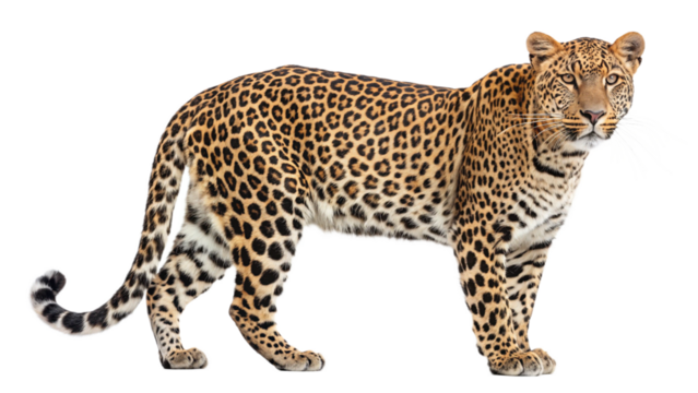 Leopard animal wildlife nature predator mammal feline carnivore africa safari zoo big cat isolated 100 character