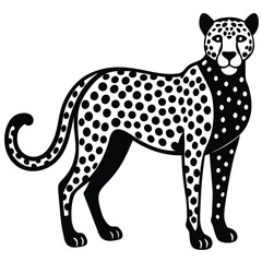 cheetah vector art