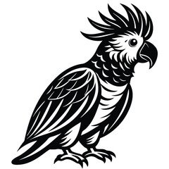 cockatoo vector icon © Chanchal