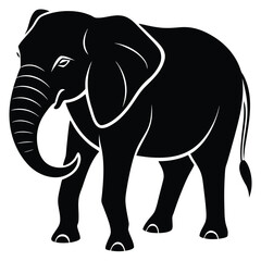 Fototapeta premium elephant vector art