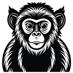 gibbon vector icon