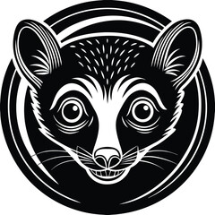 kinkajou vector icon