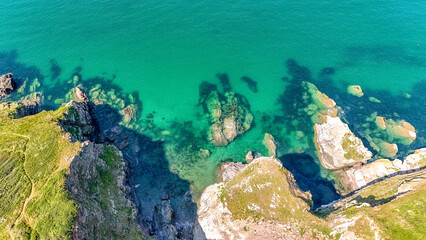 Where the Yealm River meets the English Channel, Devon, United Kingdom