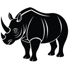 rhino vector art