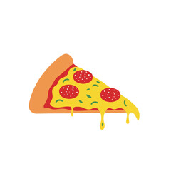 vector illustration of pizza