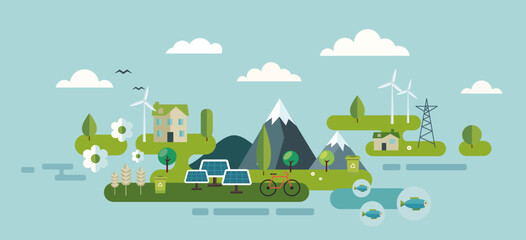 Clean electric energy concept