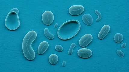 Balantidium coli protozoan