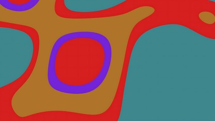 Desertcore Abstracts Liquid Abstract shapes with fluid forms create a vibrant and dynamic composition of red, brown, blue, and purple hues