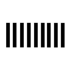 Crosswalk vector icon 