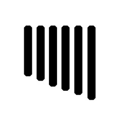 Crosswalk vector icon